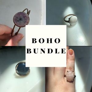 3 TORRID RINGS Boho jewelry Bundle, Cuff bracelet